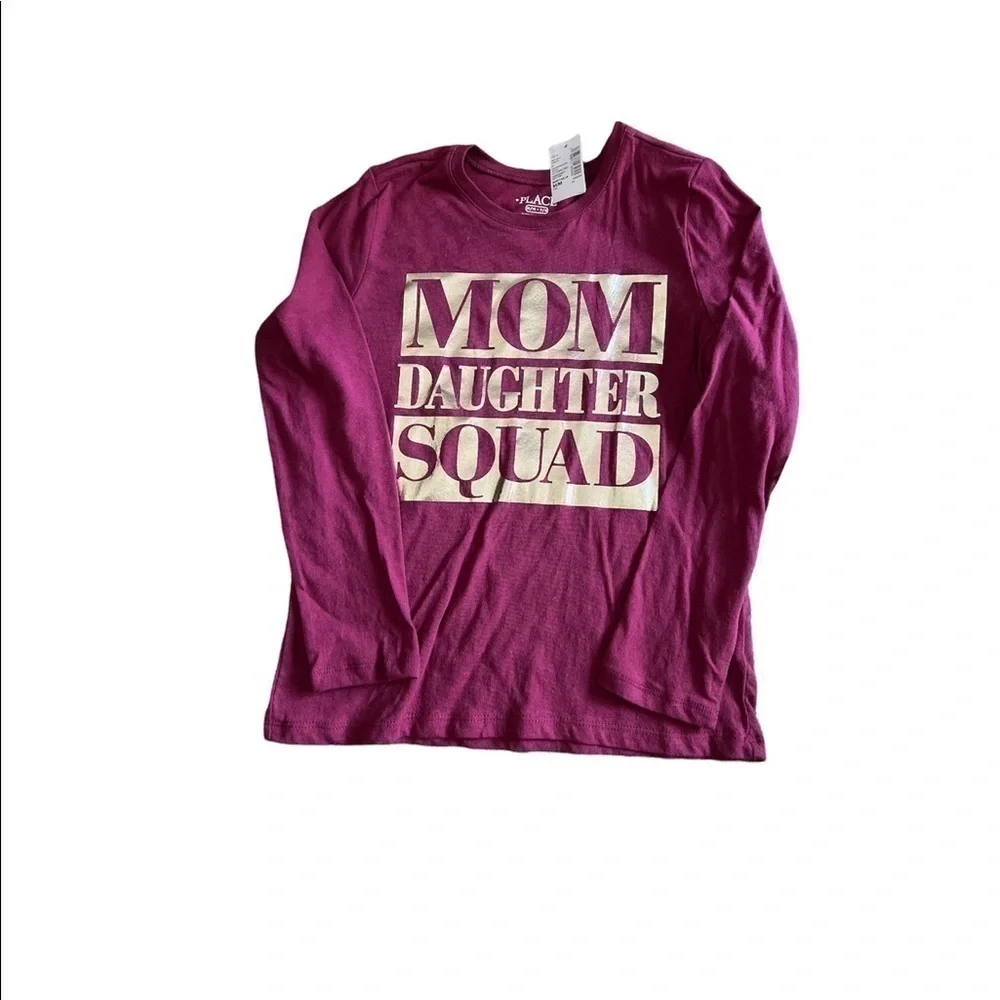 Children’s  Place long sleeve tee. Burgundy. M (7/8). NWT
